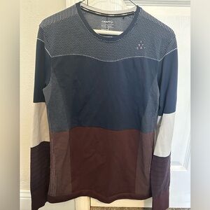 Craft Base Layer Long Sleeve Ski/Hiking/Outdoor Size Large